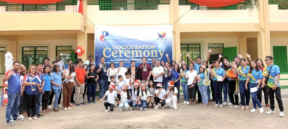PAGCOR builds school building in Tarlac