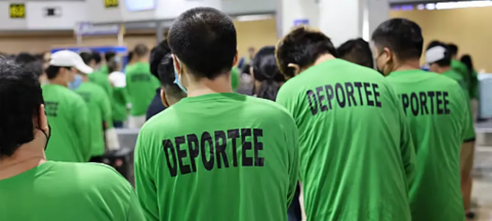 PAOCC POGO deportation 75 Chinese Workers