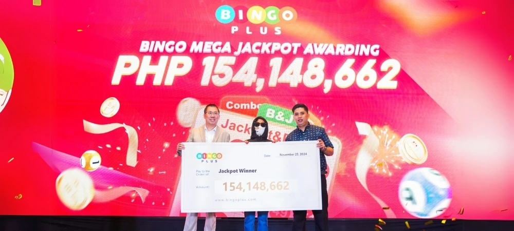 BingoPlus awards PHP154 million jackpot