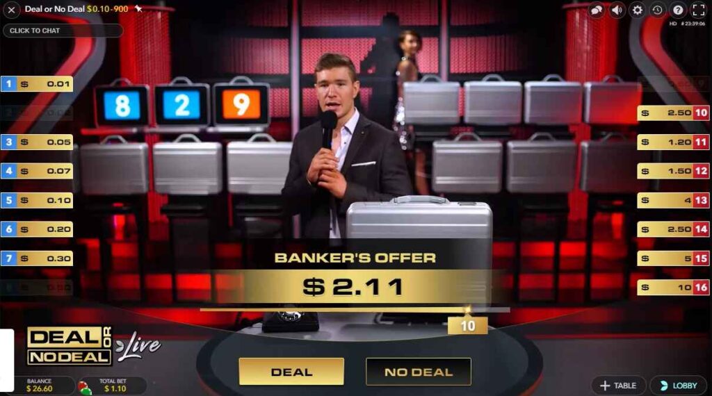 Evolution Deal or No Deal Live Game Review by BetLab.ph