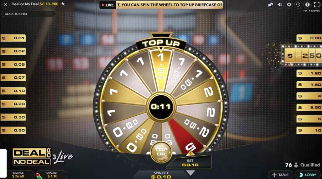 Evolution Deal or No Deal Live Game Review by BetLab.ph