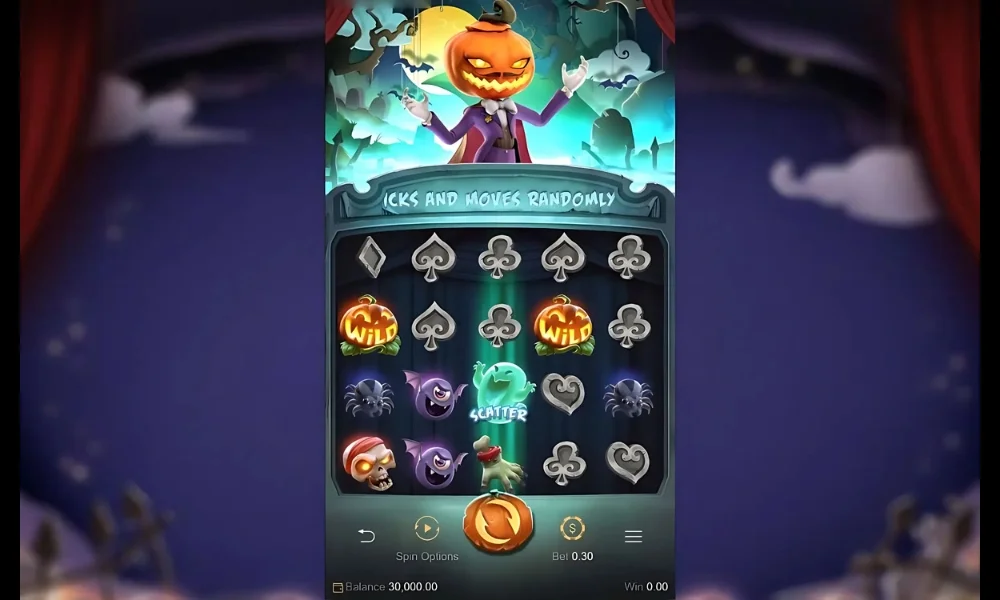 Mr. Hallow-win Slot Screen | BetLab PH