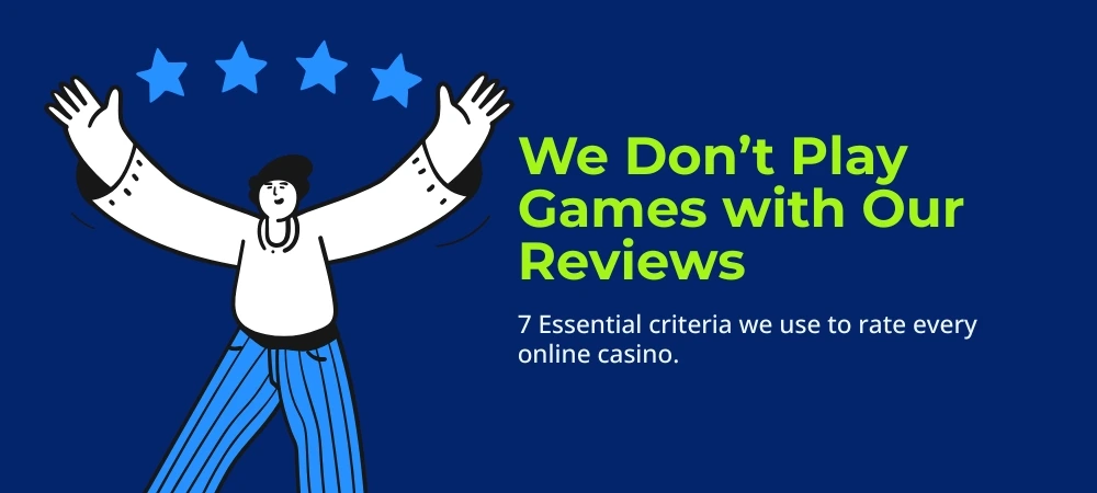 Trust and safety rating criteria for online casinos