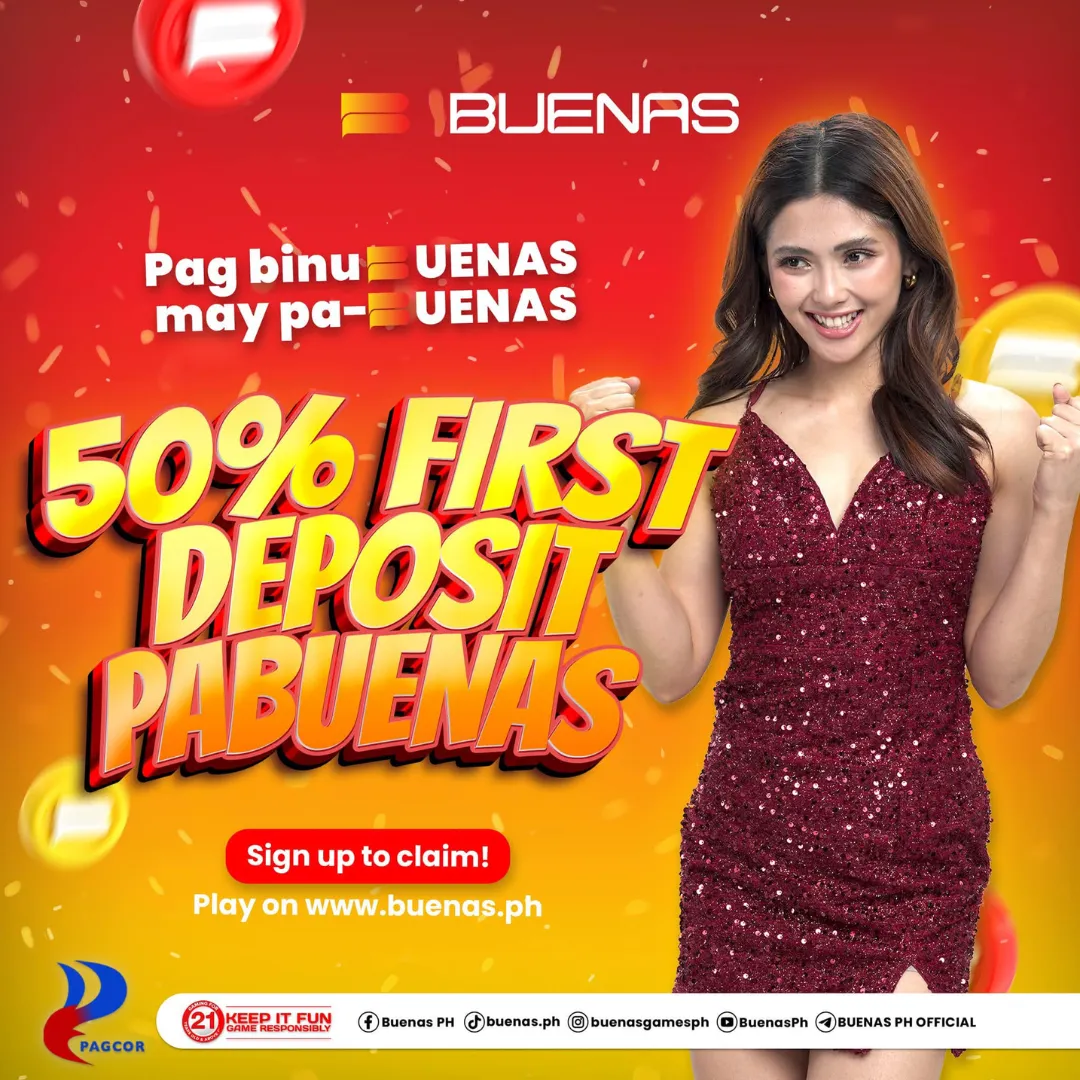 Buenas 50% First Deposit Bonus - BetLab PH