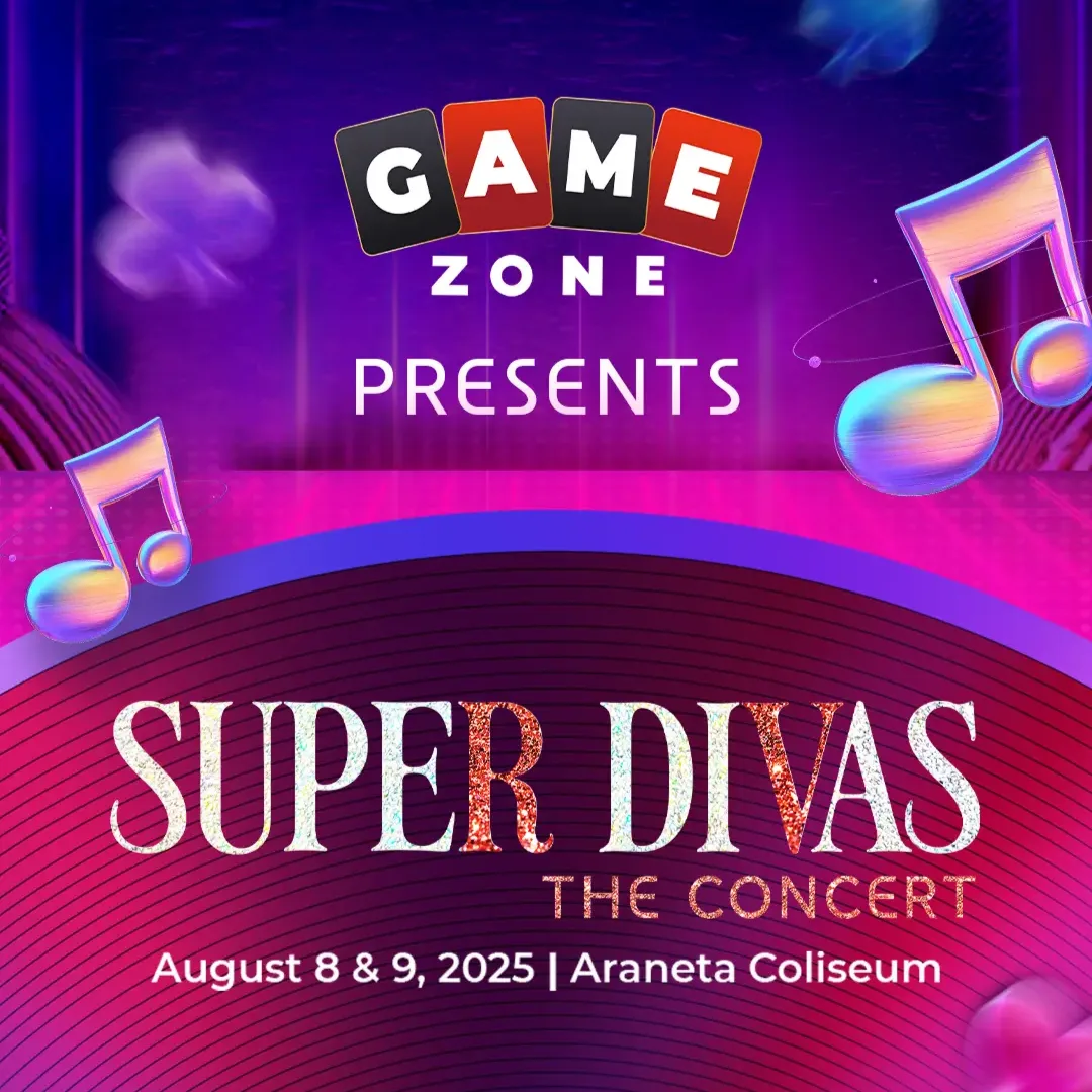 Super Divas The Concert Prize Draw by GameZone – win tickets, Canada trip, ₱3M prize pool.