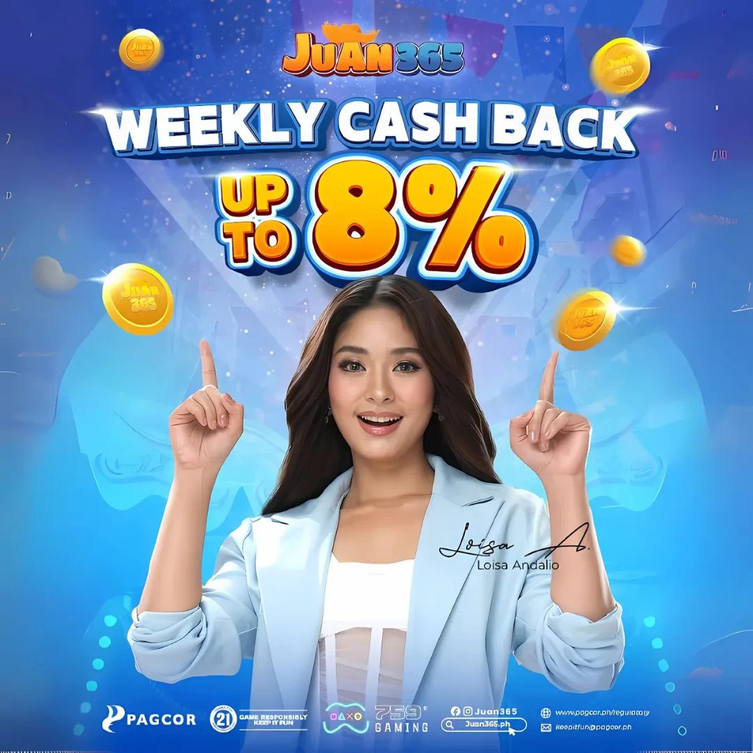 Juan365 Weekly Cashback - BetLab PH