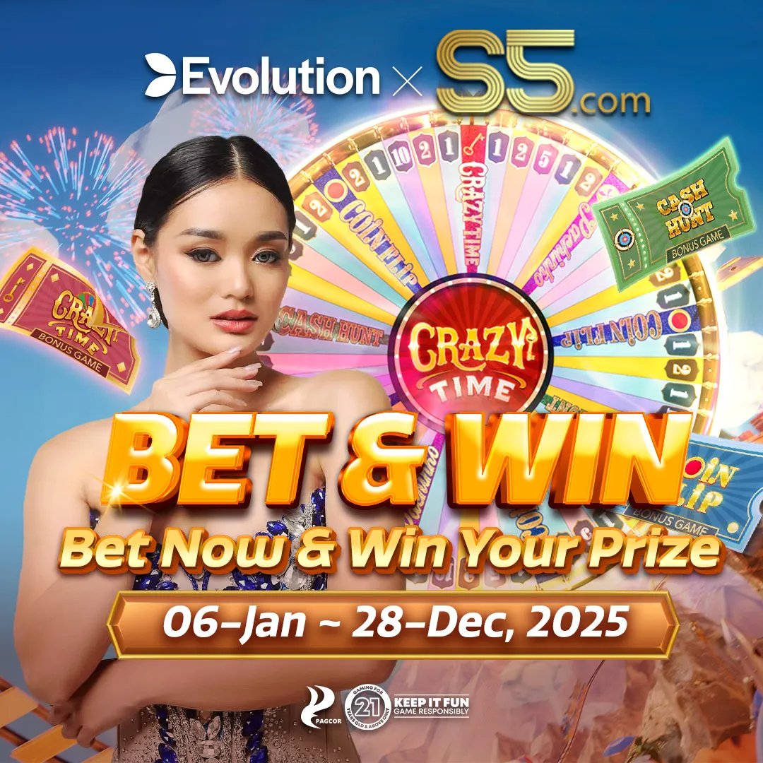 S5 Evolution Bet & Win Promo - BetLab PH