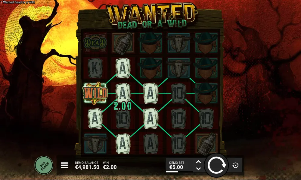 Wanted Dead Or A Wild Slot Review - BetLab PH