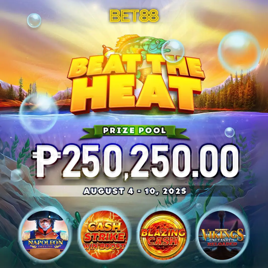BET88 Beat the Heat Prize Pool - BetLab PH