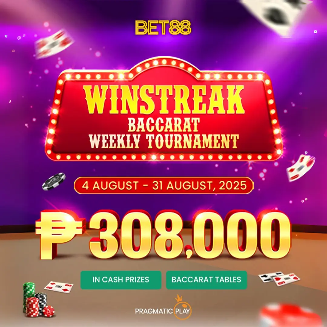 BET88 Winstreak Baccarat Weekly Tournament - BetLab PH