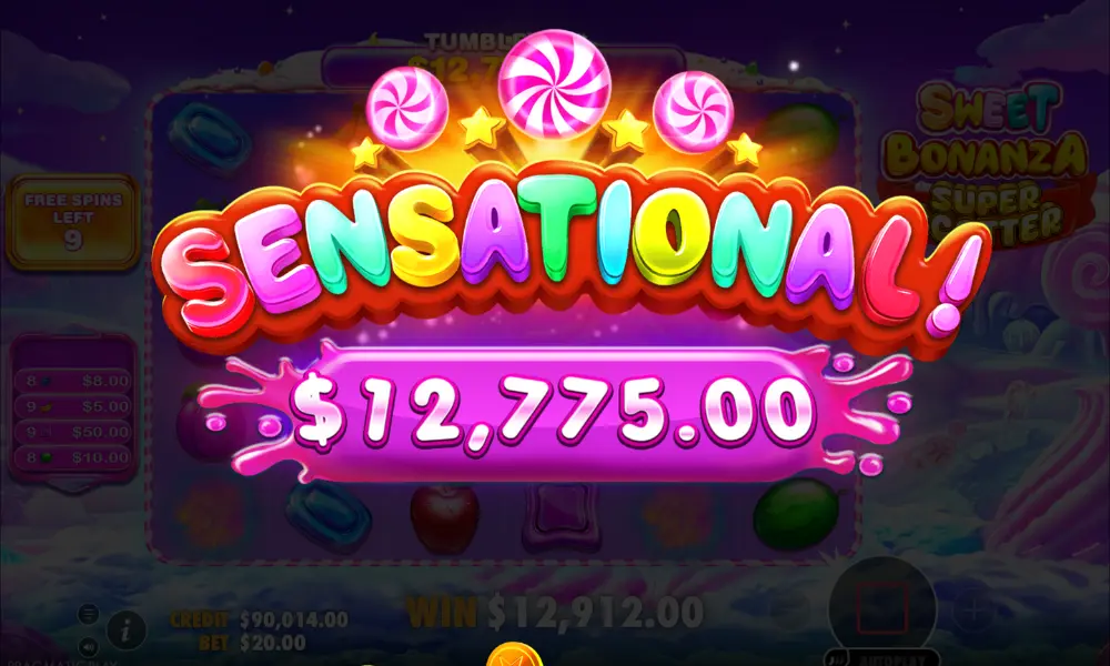 sweet bonanza super scatter win