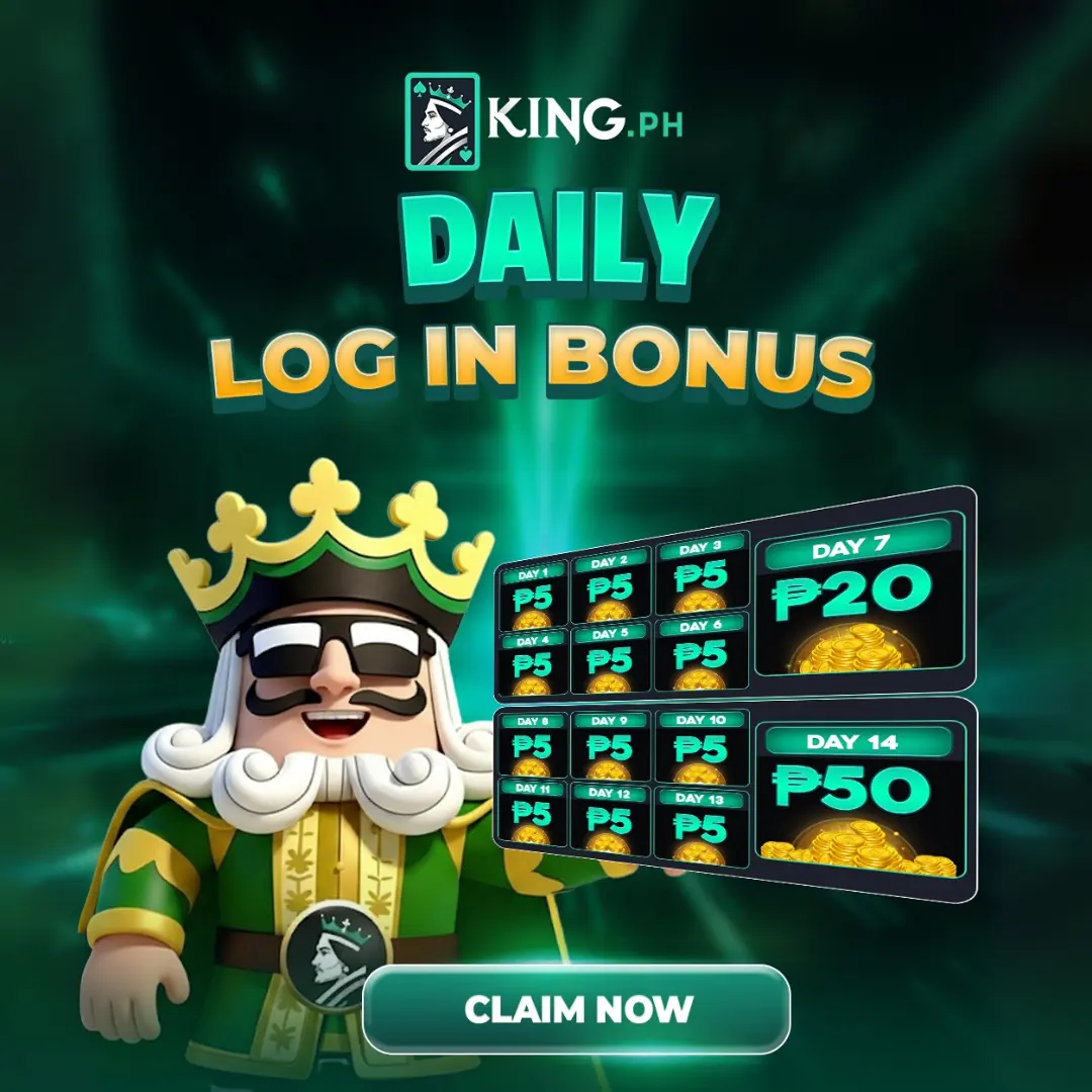 KingPH Daily Login Bonus - BetLab PH