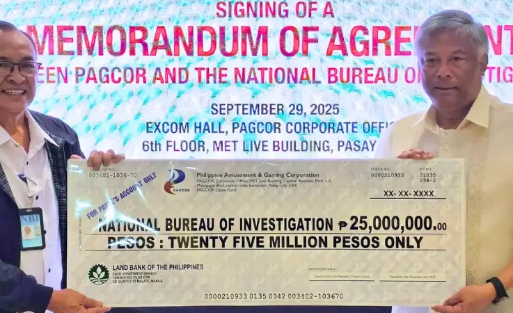 PAGCOR Backs NBI with PHP50M to Fight Illegal Gambling
